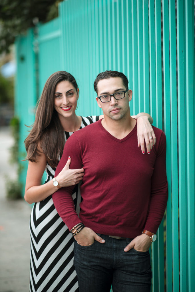 Fun Engagement Photography at Miami Design District – Domino Arts  Photography