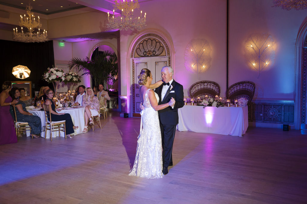 First dance during a wedding at the Colony Palm Beach