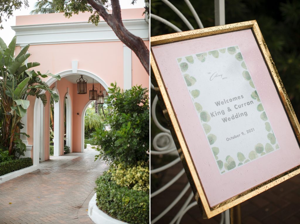 Colony Palm Beach wedding details