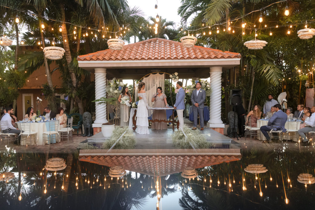 Boho inspired backyard wedding in Miami 